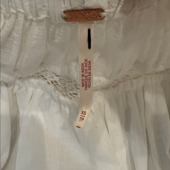 NWOT Free People Long Sleeve White Maxi Dress SZ XS - Picture 3 of 10